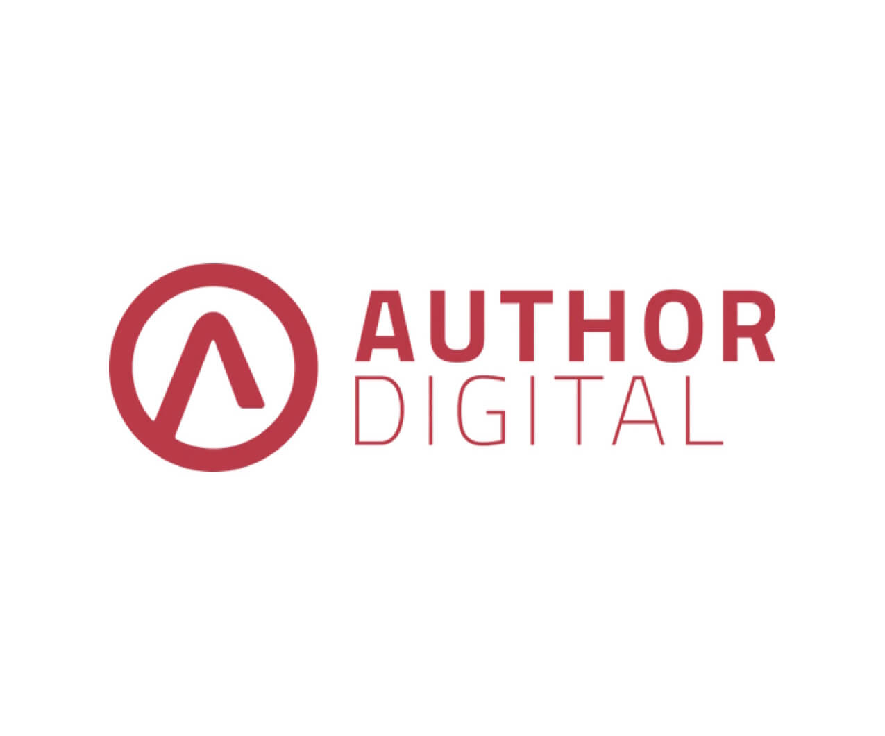 Logo for AuthorDigital with a futuristic A icon which links to the AuthorDigital LinkedIn page